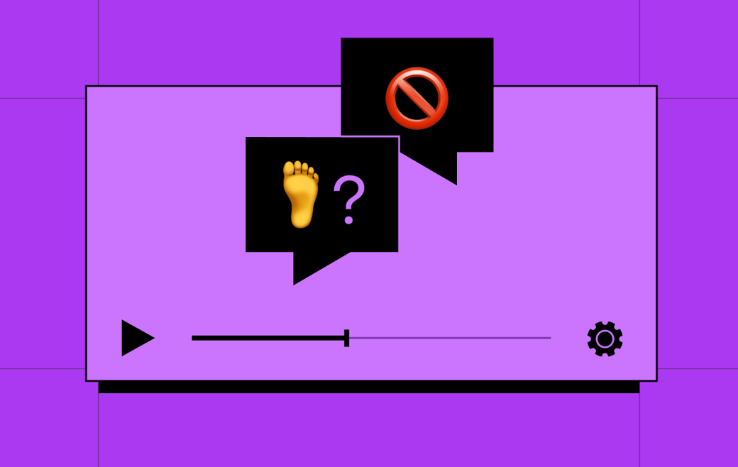 Is this video mostly of feet_